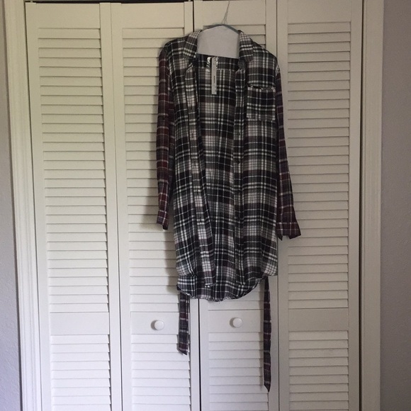 NWat Aqua Flannel - Picture 3 of 4